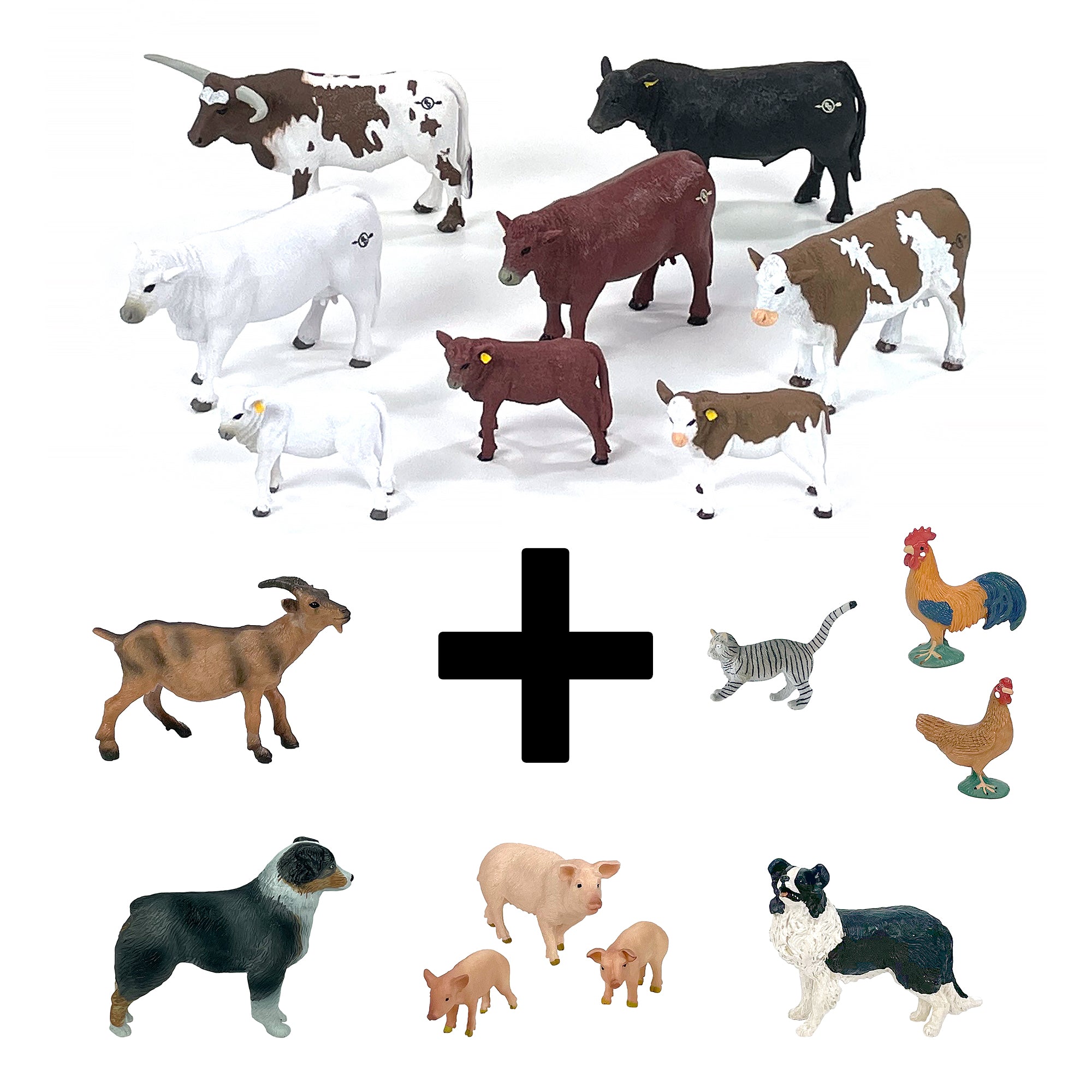 Farm Animal Figurine Bundle