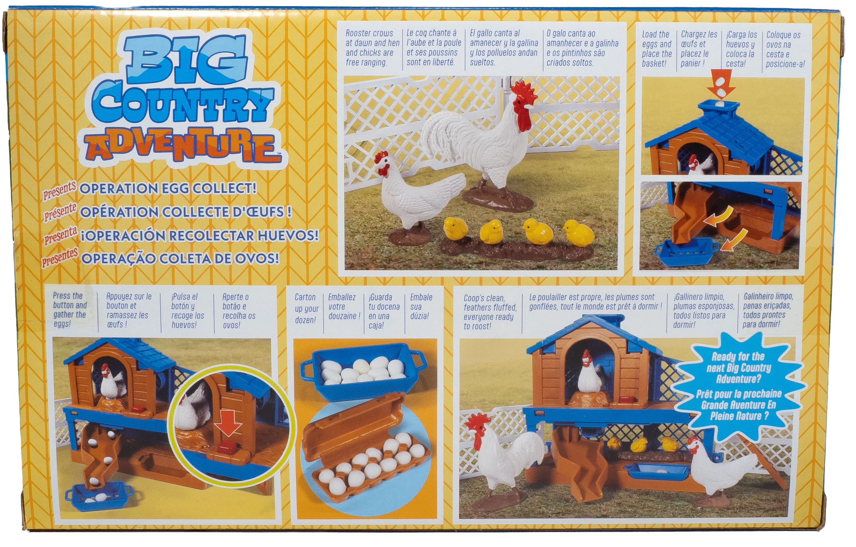 Big Country Adventure 11-Piece Chicken Coop Playset