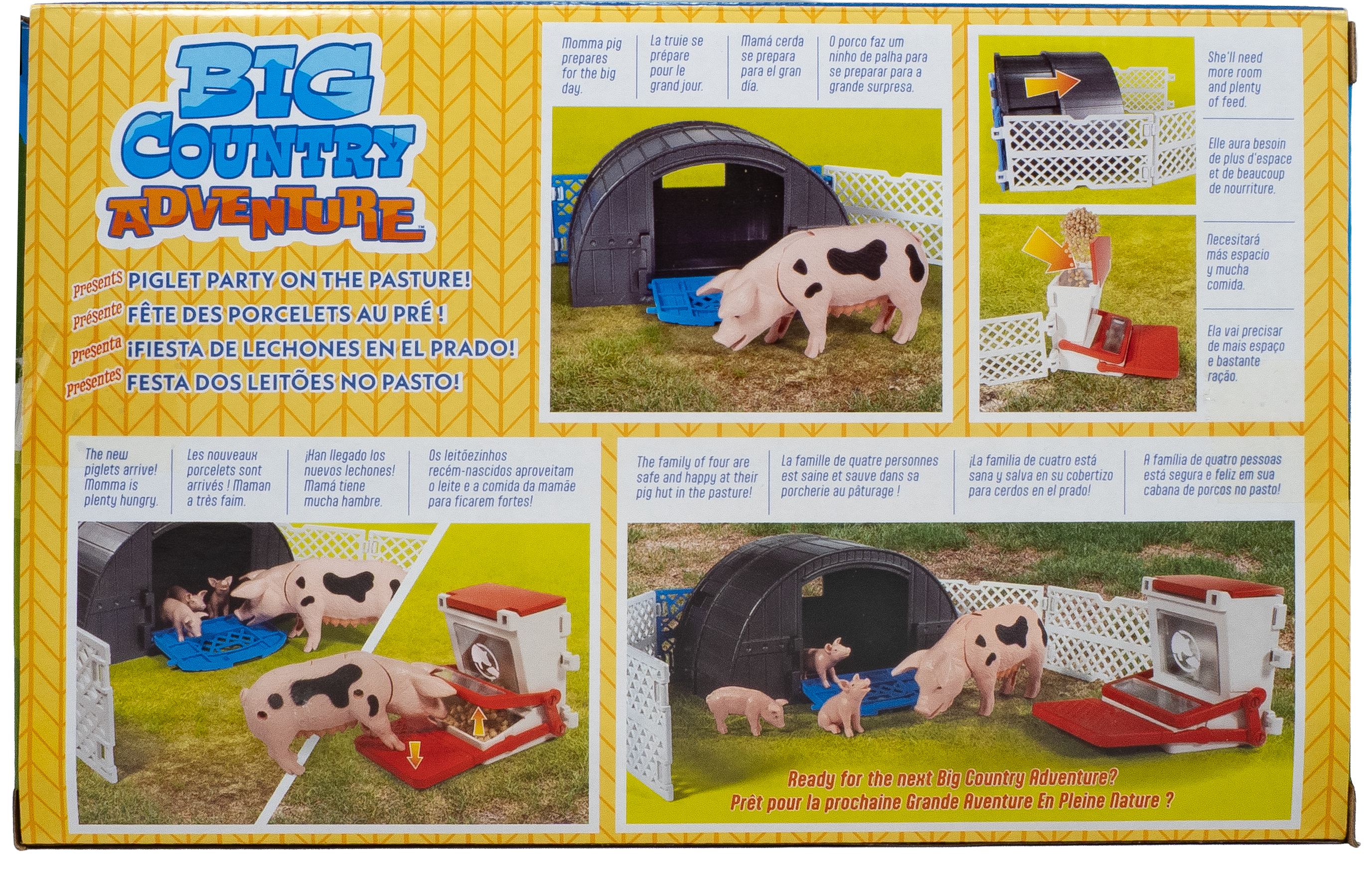 Big Country Adventure 10-Piece Pig Hut Playset