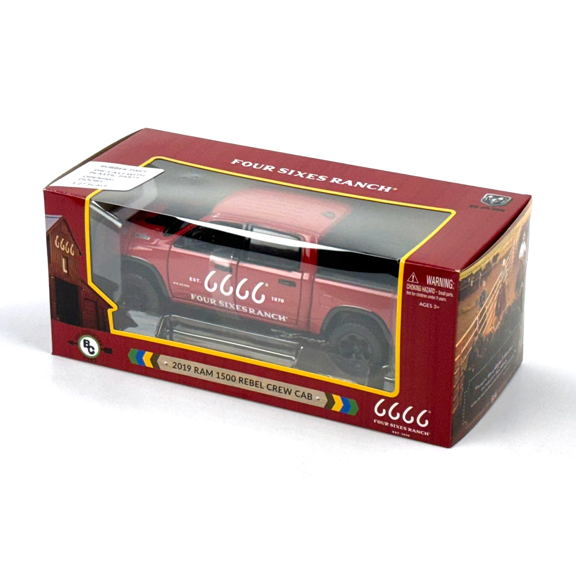 1:27 Scale Die-Cast – Four Sixes Ranch 2019 Ram 1500 Rebel