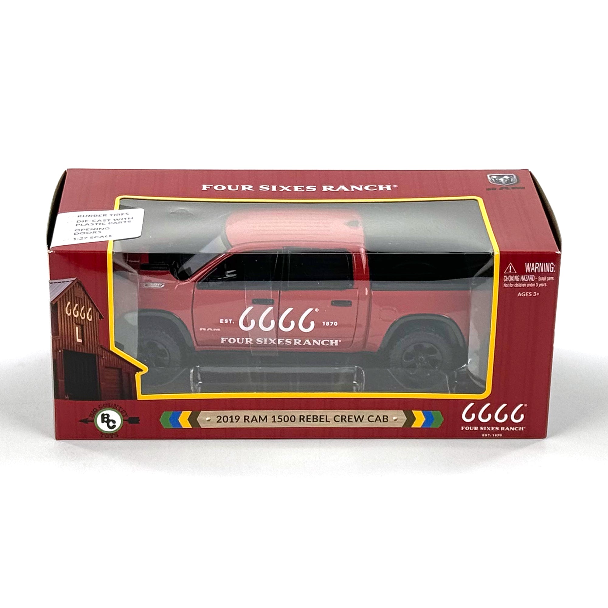 1:27 Scale Die-Cast – Four Sixes Ranch 2019 Ram 1500 Rebel