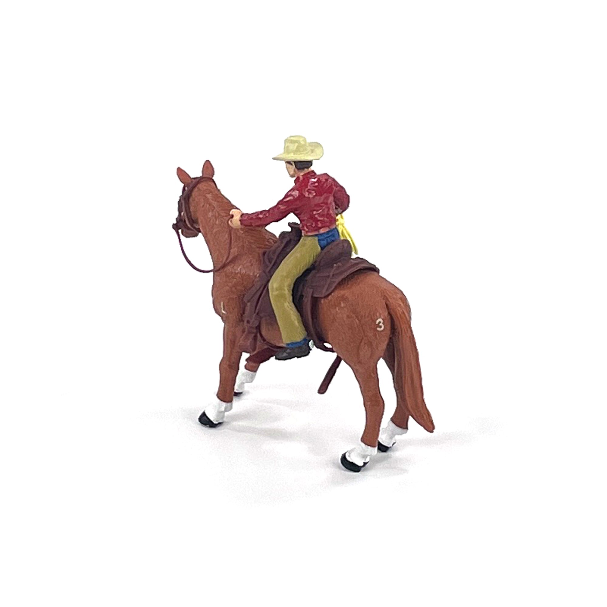 Four Sixes Ranch Cowboy & Quarter Horse | bigcountrytoys.com