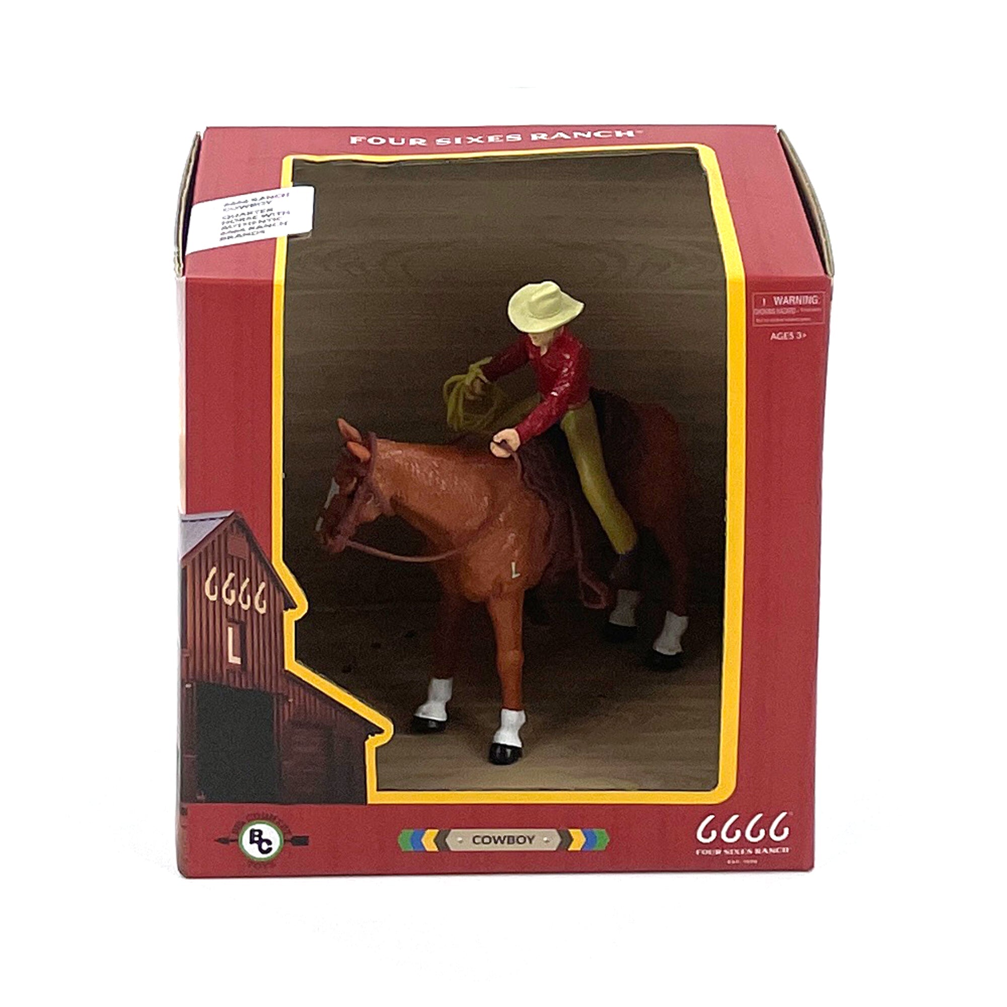 Four Sixes Ranch Cowboy & Quarter Horse | bigcountrytoys.com