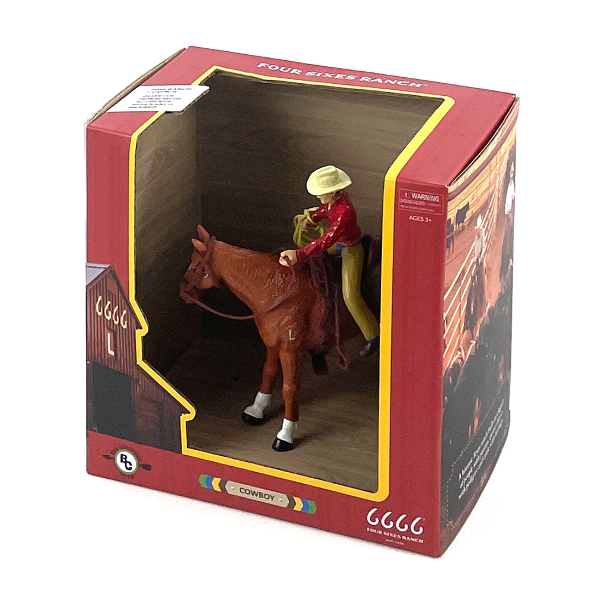 Four Sixes Ranch Cowboy & Quarter Horse | bigcountrytoys.com