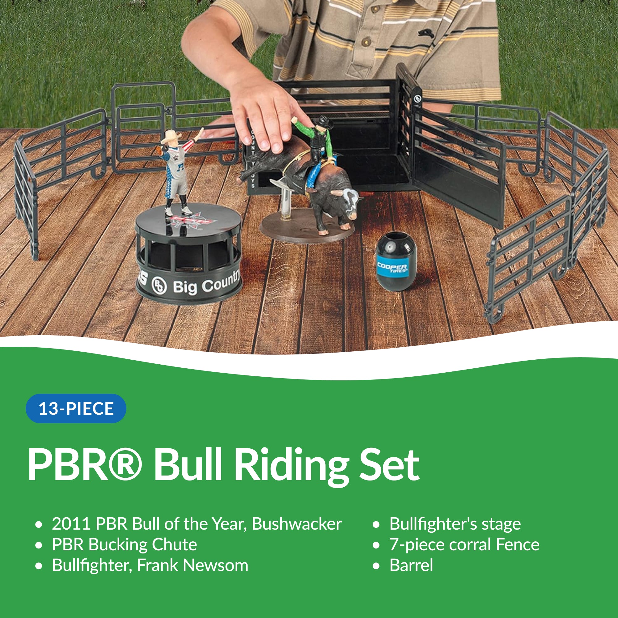13-Piece PBR® Bull Riding Set