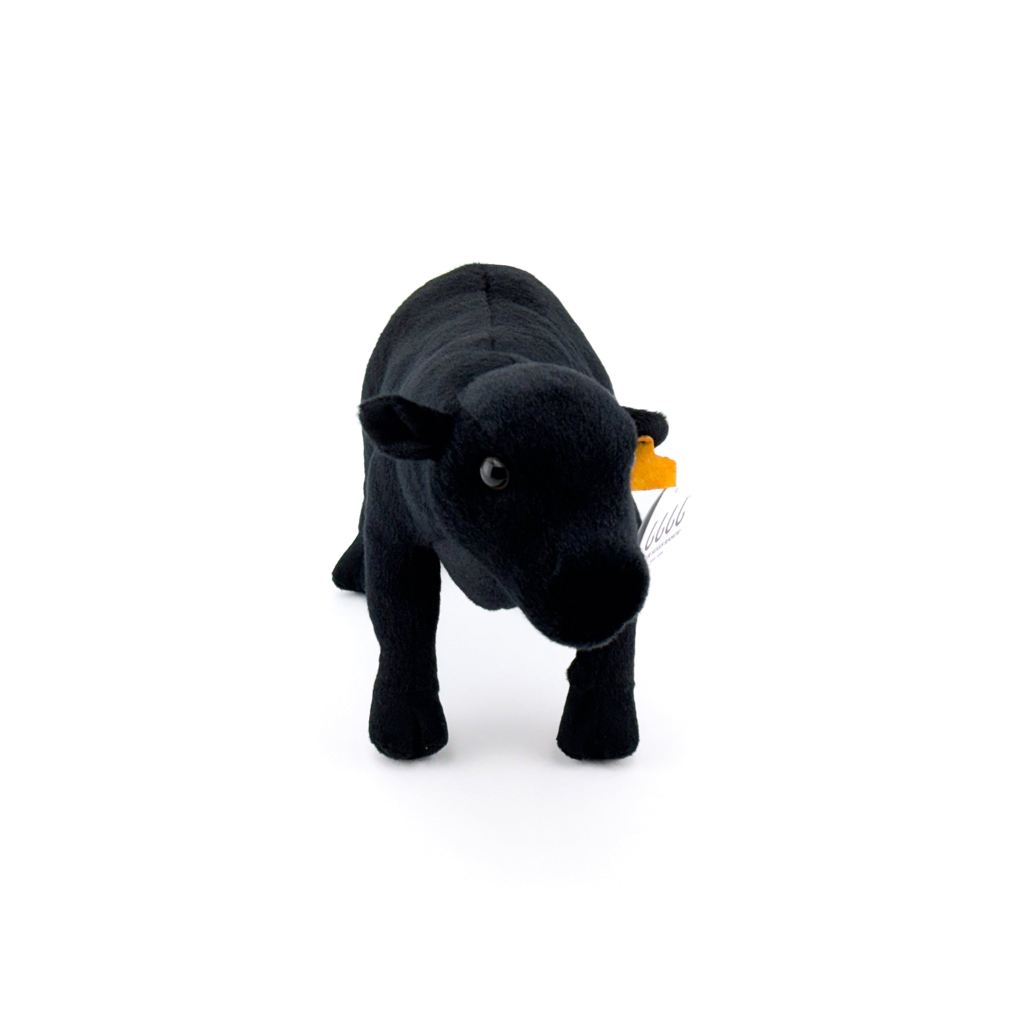Four Sixes Ranch Plush Black Angus Cow