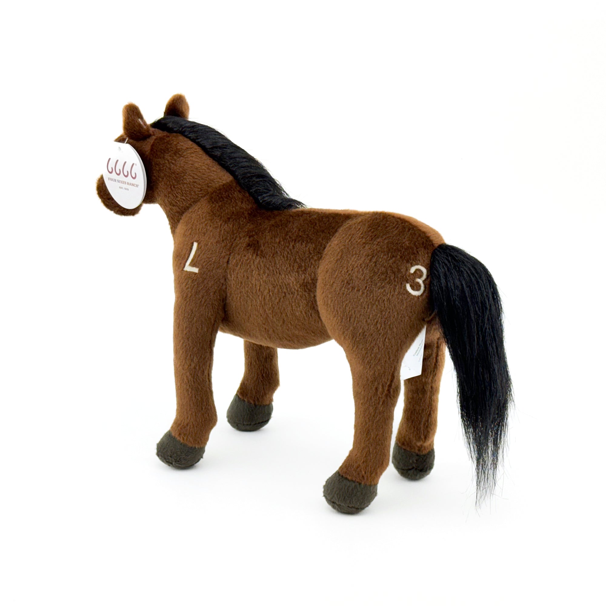 Four Sixes Ranch Plush Quarter Horse | bigcountrytoys.com