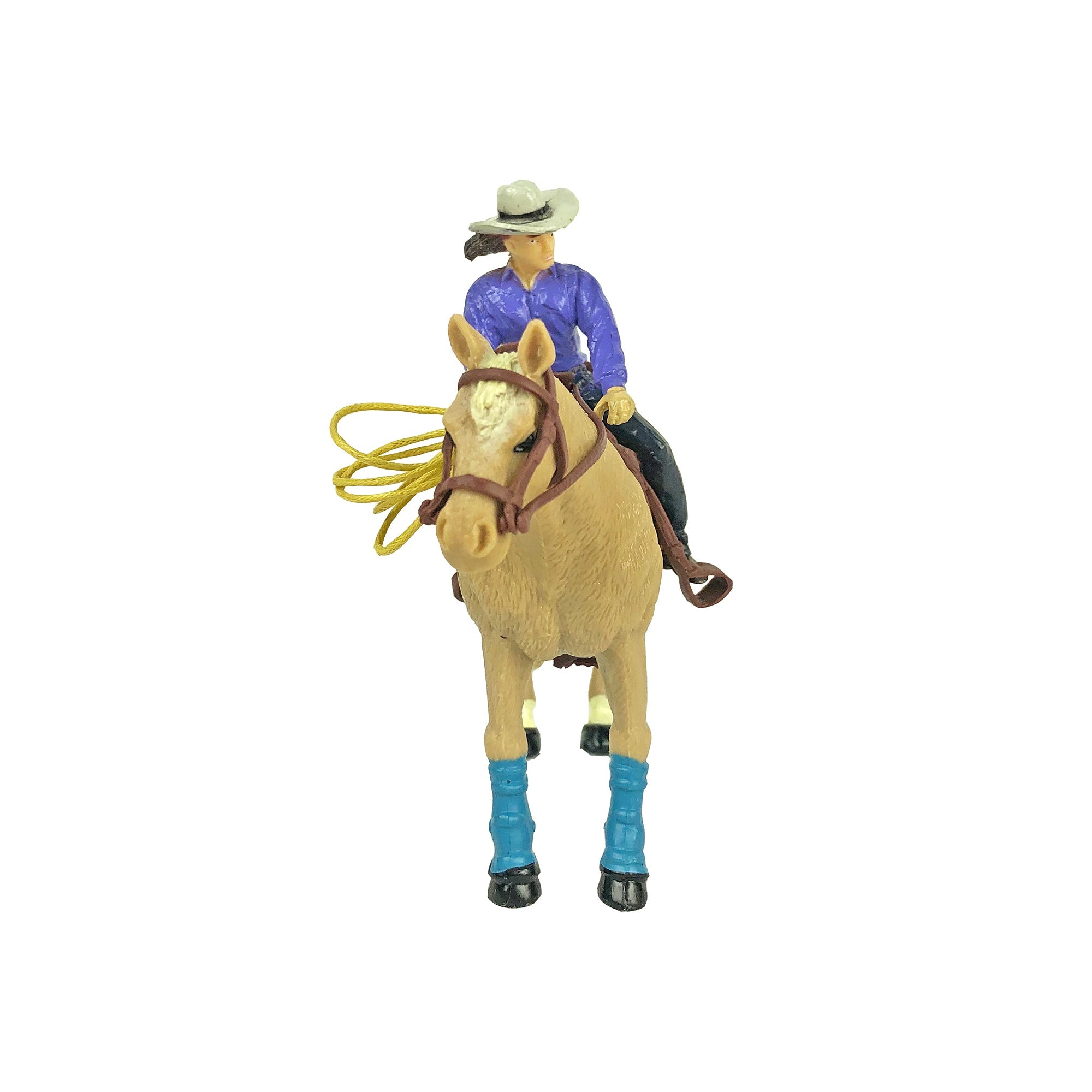 palomino quarter horse saddle tack real rope cowgirl roping calf 3 barrels - 1